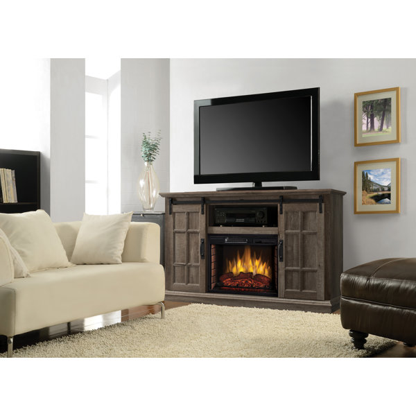 Muskoka Colton TV Stand for TVs up to 65" with Electric Fireplace Included Wayfair